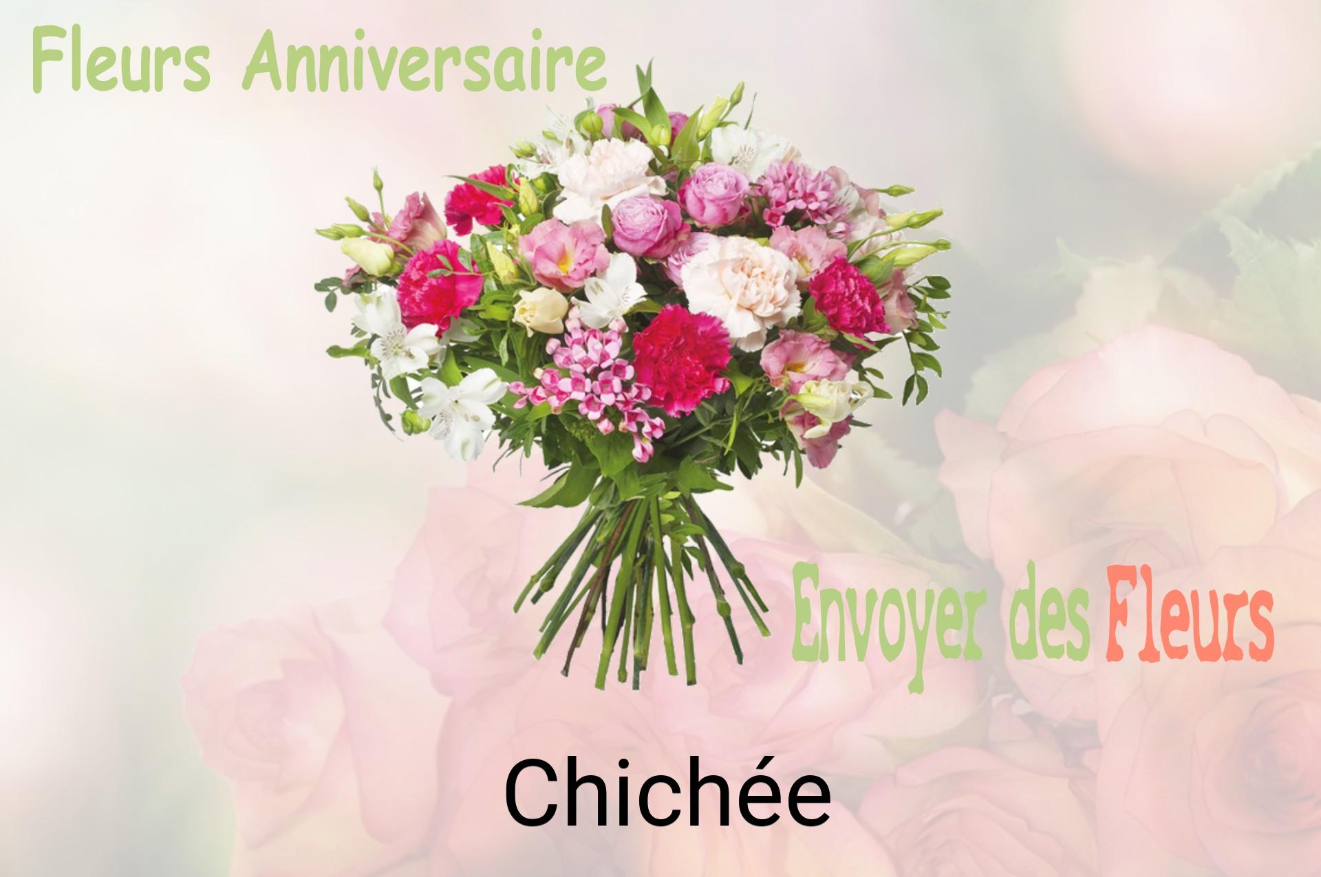 Bouquet de fleurs d’anniversaire livré à Chichée